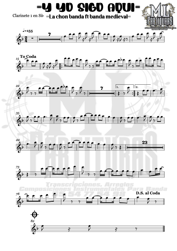 La imagen puede contener una previsualizacion de una partitura